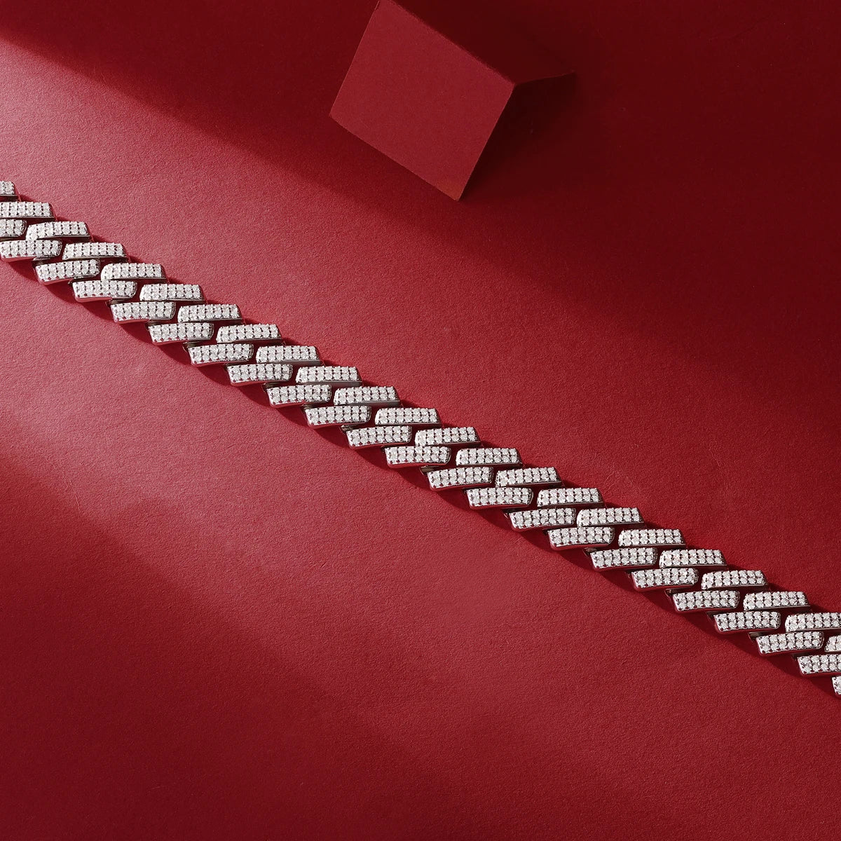 10/14mm Full Moissanite 2 Row Cuban Bracelet S925 Sterling Silver Luxury Diamonds Cuban Pendant 2024 Hip Hop Pop Chic